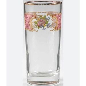 Lady Carlyle 14oz Floral Band High Ball Cocktail Drinking Glass Royal Doulton